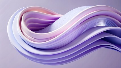 Stunning abstract wave design in soft pastel colors for a modern, elegant background or creative art project