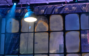 Profesional video studio. light in the film studio