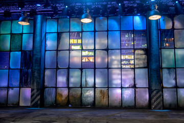 Profesional video studio. light in the film studio