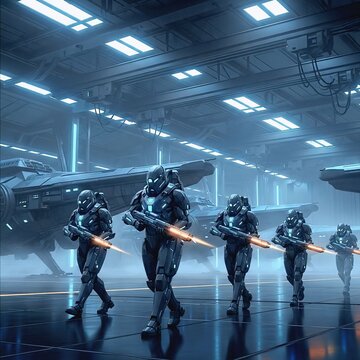 people in the Exosuit Vanguard