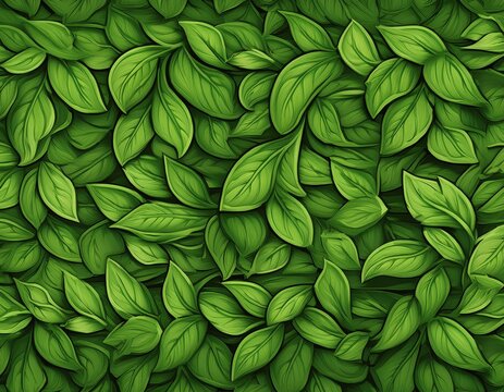 green hedge wall seamless pattern texture