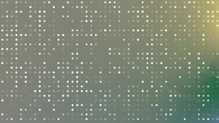 Abstracts Twirls Blink Dot_ Dynamic dot matrix animation with shifting patterns and a gradient color wash, seamlessly looping background - Powered by Adobe