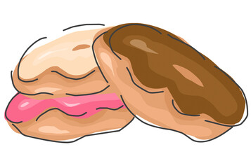 Ilustration of dessert 