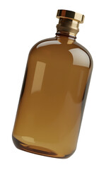 Amber bottle looks elegant and refined