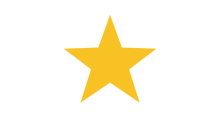 Obraz premium A minimalist five-pointed star vector