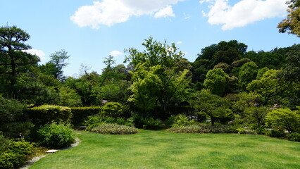 Obraz premium Japanese Garden Yūraku-en, Inuyama, Aichi, Japan