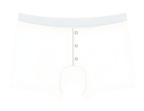 Comfortable underwear displayed, evoking simple style