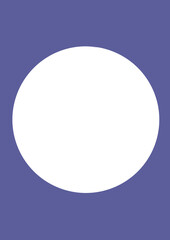 Blue circle frame portrait photography