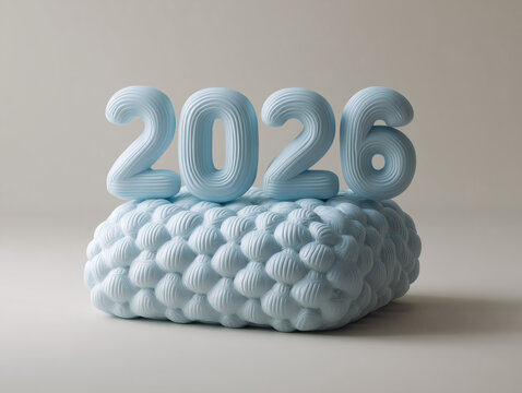 Retro shot of a number 2026