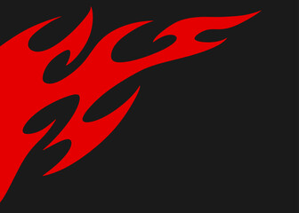 Simple background with flame pattern and with some copy space area