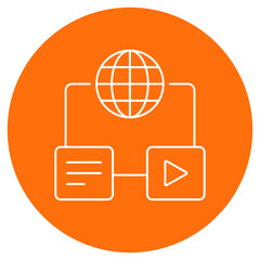 Manage Digital Content Icon, Content Manager, Digital Organizer, Asset Vault, Media Control, File Hub, Content Dashboard, Smart CMS, Content Pilot, Media Console, Digital Flow, File Admin