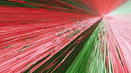 Fototapeta premium Abstract diagonal lines red green design