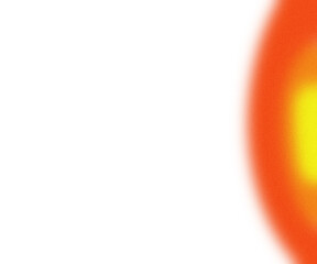 Abstract glowing shape with red and yellow outer light and soft pink center. Vivid color leak effect on transparent background.