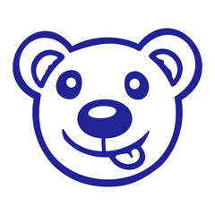 Bear Happy Smile Cute Teddy Friendly Comic Grizzly