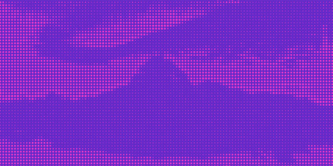 Bright magenta and violet pop art background in retro comic style with halftone dotted design. eps 10