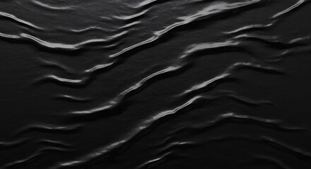 Obraz premium A dark, textured background with subtle, wavy lines