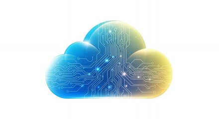 Abstract Cloud Computing Network: Digital Circuitry in a Cloud Shape