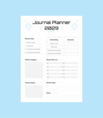 Journal Planner Design