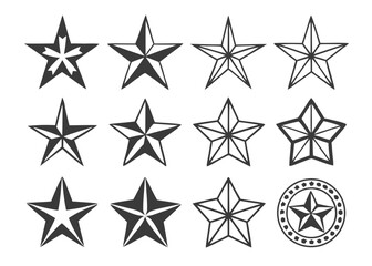 set of star icons
