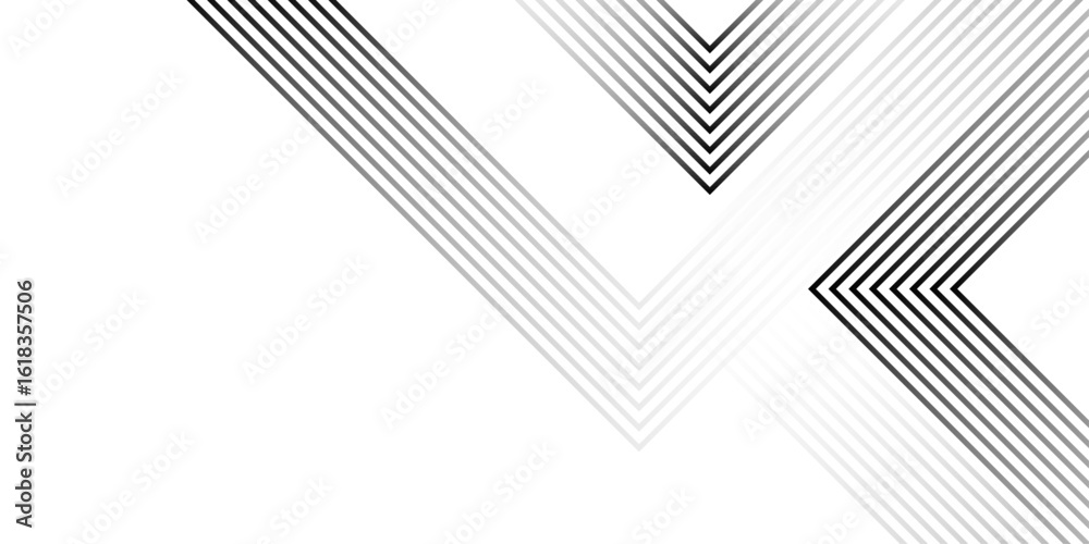 Wall mural luxury wavy line abstract background with color element. futuristic technology concept. glowing rect