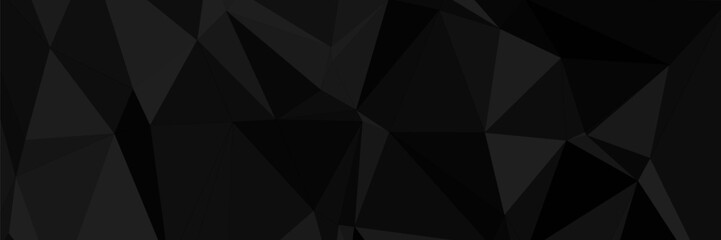 Obraz premium elegant black diamond texture polygon background