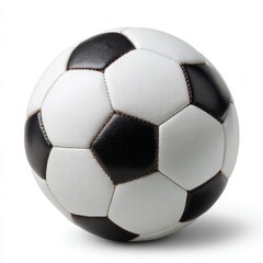 Ai generated image of a soccer ball isolated on white background