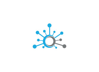 Letter O logo design vector icon template