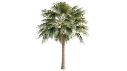 光と影のヤシの木