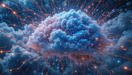Post-human cloud network storing all knowledge