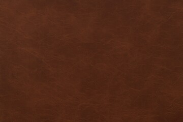 Brown Leather Texture Background with Rustic Grain Pattern