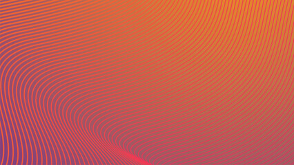 Red Orange Abstract Background with Stripes Line for Vibrant Modern Design, UI, and Digital Backdrops