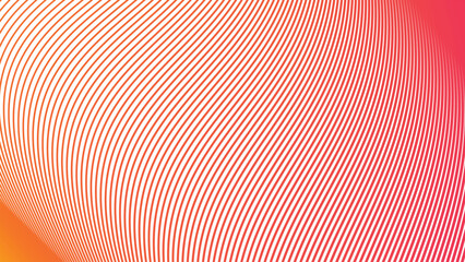 Red Orange Abstract Background with Stripes Line for Vibrant Modern Design, UI, and Digital Backdrops