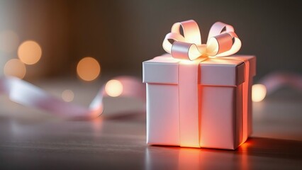 Unwrapping happiness: a gift that shines brighter than any star, ready to bring joy to your day