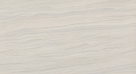 Naklejka premium Creamy white marble surface features gentle wavy patterns, creating an elegant and soothing visual texture suitable for backgrounds or design elements that evoke tranquility and sophistication