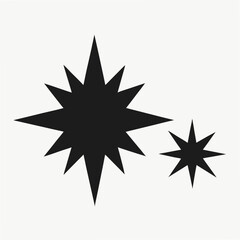 Obraz premium Minimalist graphic illustration featuring two abstract shapes