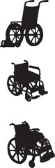 silhouette of a well chair 