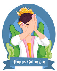 happy day of silence nyepi new year of saka 1942 or in Indonesian selamat hari raya nyepi tahun saka 1942