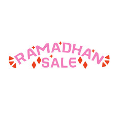 Ramadhan Sale Typography Vector Design