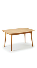 wooden table isolated on white, : wooden table isolated on white, Simple, elegant mid-century modern wooden table, perfect for any room. background removed