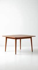 wooden table isolated on white, : wooden table isolated on white, Simple, elegant mid-century modern wooden table, perfect for any room. background removed