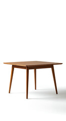 wooden table isolated on white, : wooden table isolated on white, Simple, elegant mid-century modern wooden table, perfect for any room. background removed