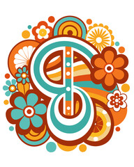 vector illustration of a decorative flower