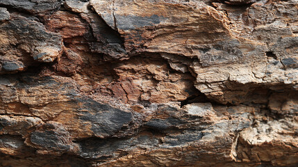 Close Up View Of Weathered Wood Texture