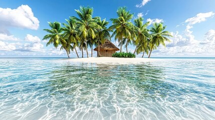 Secluded Tropical Island Bungalow.