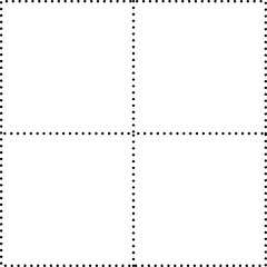 Square dot line shapes. Design elements