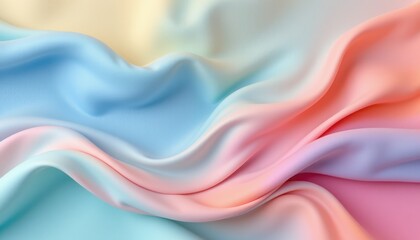 Obraz premium minimal washed pastel composition with flowing subtle color shifts ideal for modern product presentations