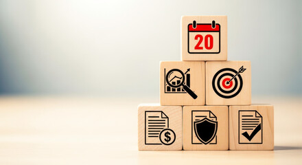 Strategy planning business development target marketing analysis management calendar schedule date time block