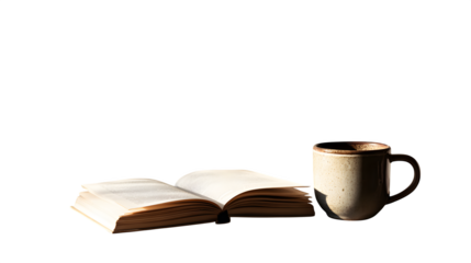 old book and cup