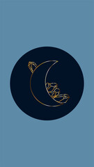 a cup of coffee on a blue background