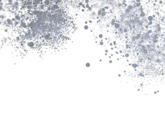 Abstract background with grey dust particles on white. Perfect for websites, presentations, and designs.